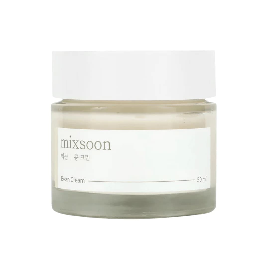 Mixsoon Bean Cream 50ml, crema coreana hidratante con extracto de soja para piel seca en Perú