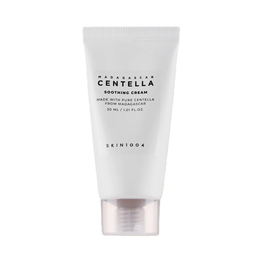 SKIN1004 Madagascar Centella Soothing Cream 30ml, crema calmante coreana con centella asiatica para piel sensible en Perú